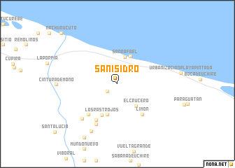 map of San Isidro