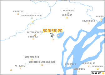 map of San Isidro