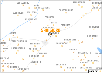 map of San Isidro