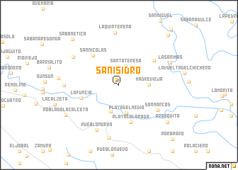 map of San Isidro