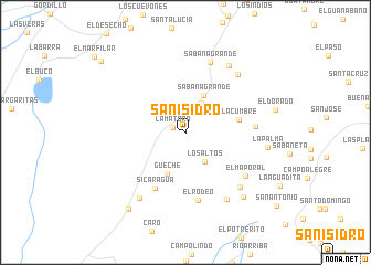 map of San Isidro