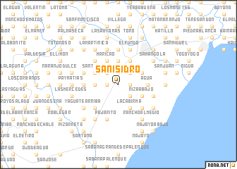 map of San Isidro