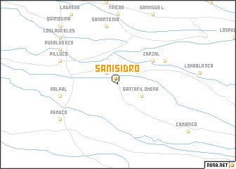 map of San Isidro