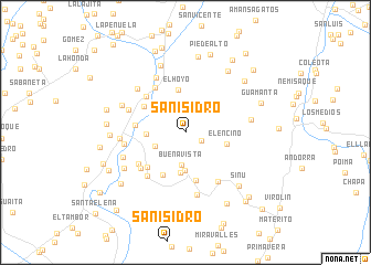 map of San Isidro