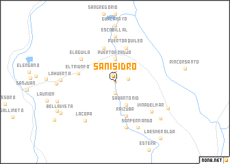 map of San Isidro