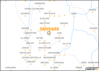 map of San Isidro