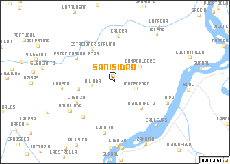 map of San Isidro