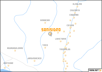 map of San Isidro