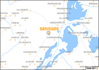 map of San Isidro