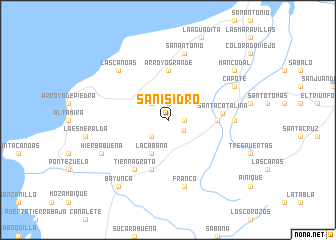 map of San Isidro