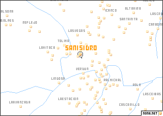 map of San Isidro