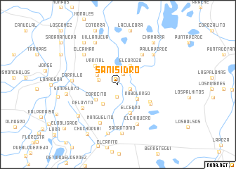map of San Isidro