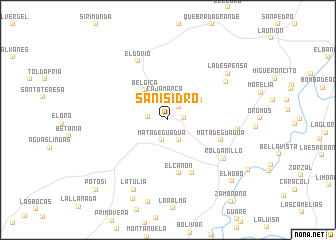 map of San Isidro