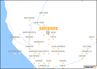 map of San Isidro