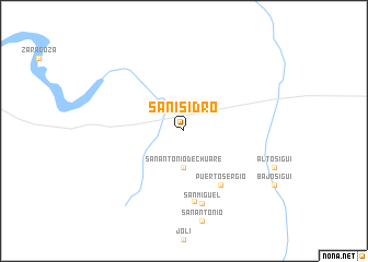 map of San Isidro