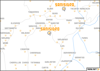 map of San Isidro