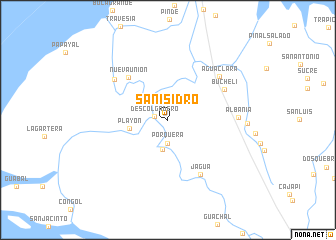 map of San Isidro