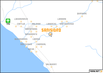 map of San Isidro