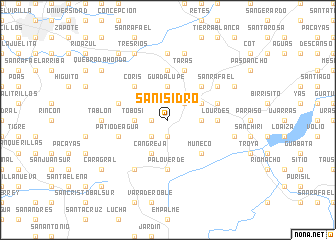 map of San Isidro