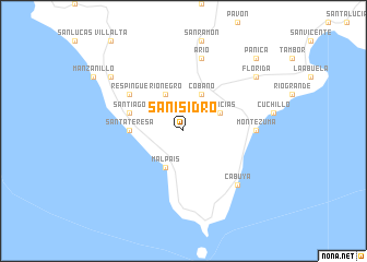 map of San Isidro