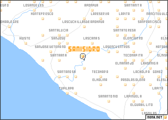 map of San Isidro