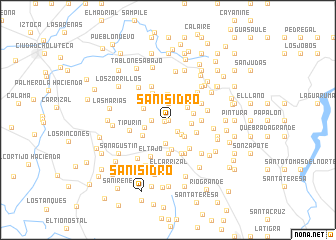 map of San Isidro