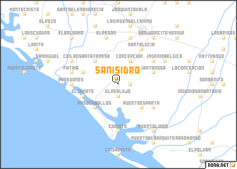 map of San Isidro