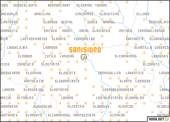 map of San Isidro