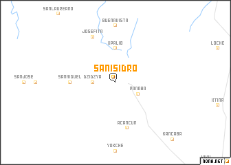 map of San Isidro