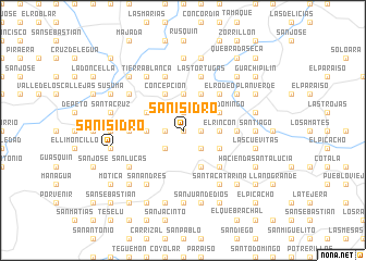 map of San Isidro