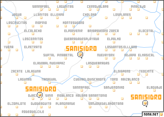 map of San Isidro