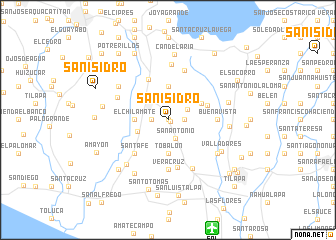 map of San Isidro