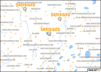 map of San Isidro