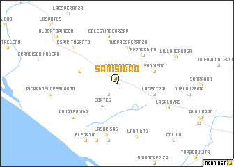 map of San Isidro