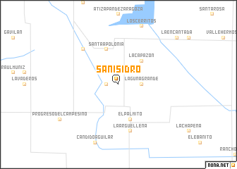 map of San Isidro