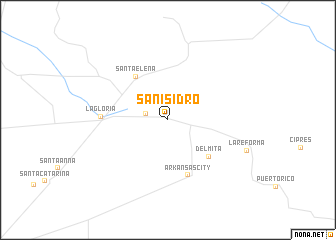 map of San Isidro