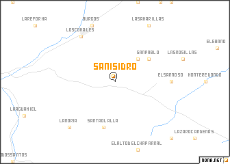 map of San Isidro