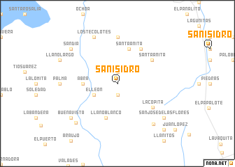 map of San Isidro