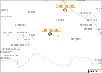 map of San Isidro