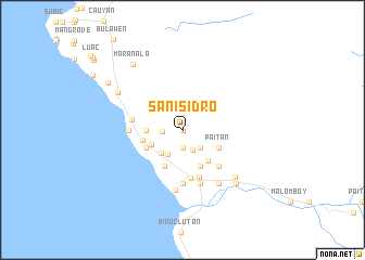 map of San Isidro