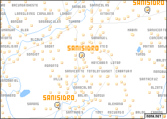 map of San Isidro