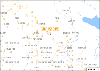 map of San Isidro