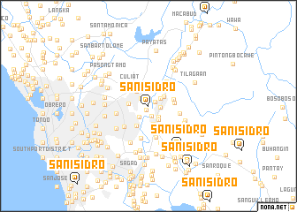 map of San Isidro