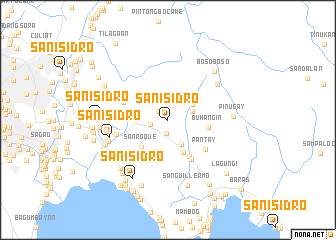 map of San Isidro