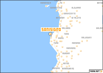 map of San Isidro