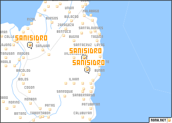 map of San Isidro