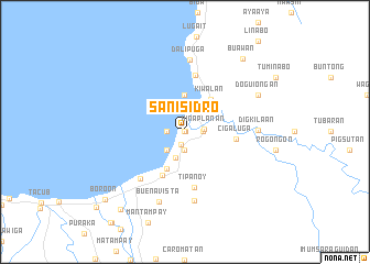 map of San Isidro