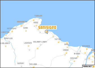 map of San Isidro