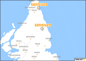 map of San Isidro