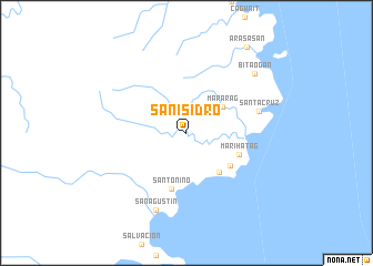 map of San Isidro